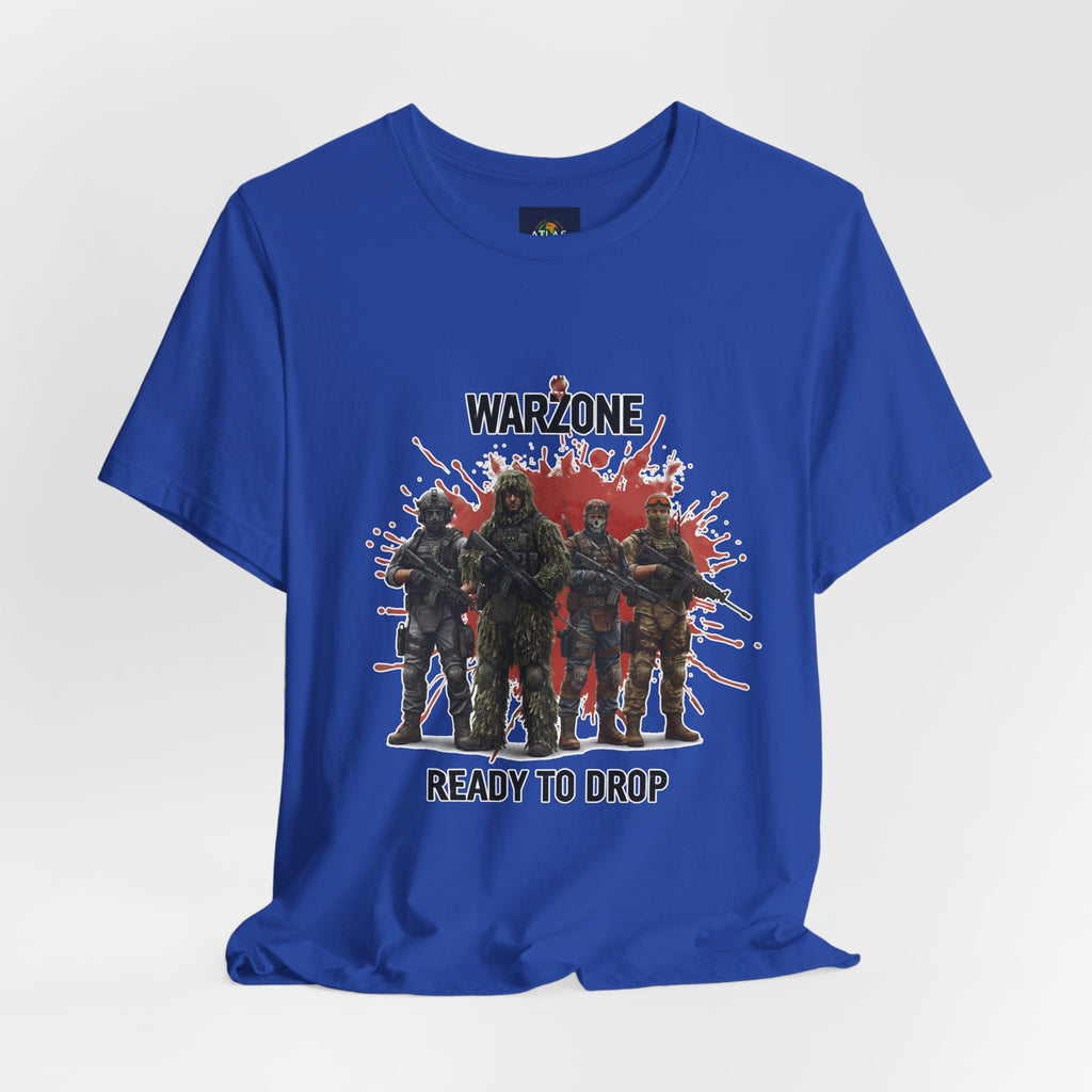 Warzone Drop T-shirt for Squad's Fashion Sense and Diverse K/D Ratio