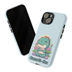 NamasTe-Rex Meditating Dinosaur Phone Case - Funny Yoga T-Rex Mobile Cover | Zen Tech Gift - Atlas Briefly