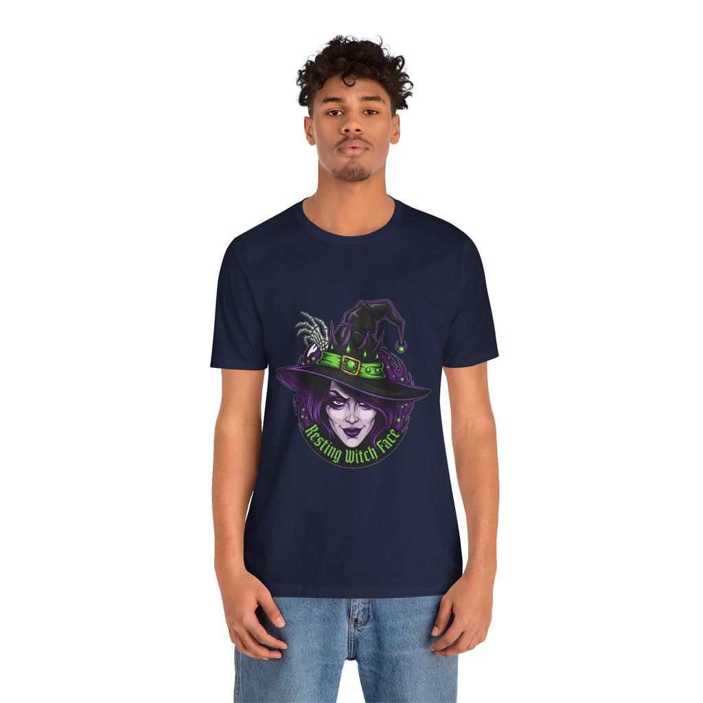 Resting Witch Face Halloween T-Shirt - Funny Witch Tee for Women & Men | Halloween Graphic Shirt - Atlas Briefly