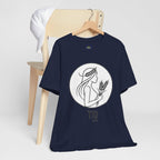 Virgo Zodiac Tee - Minimalist Black and White Unisex T-Shirt