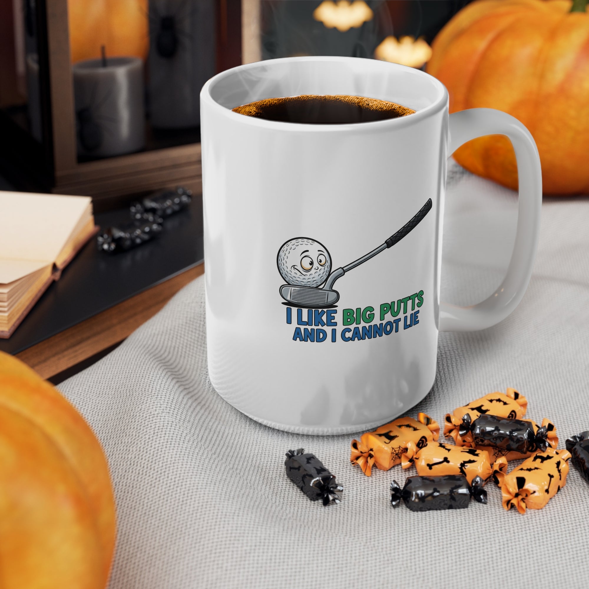 I Like Big Putts Golf Mug - Funny Golf Gift for Him | Hilarious Golfer Coffee Cup (EU) - Atlas Briefly
