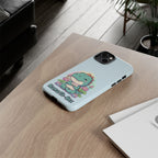 NamasTe-Rex Meditating Dinosaur Phone Case - Funny Yoga T-Rex Mobile Cover | Zen Tech Gift - Atlas Briefly