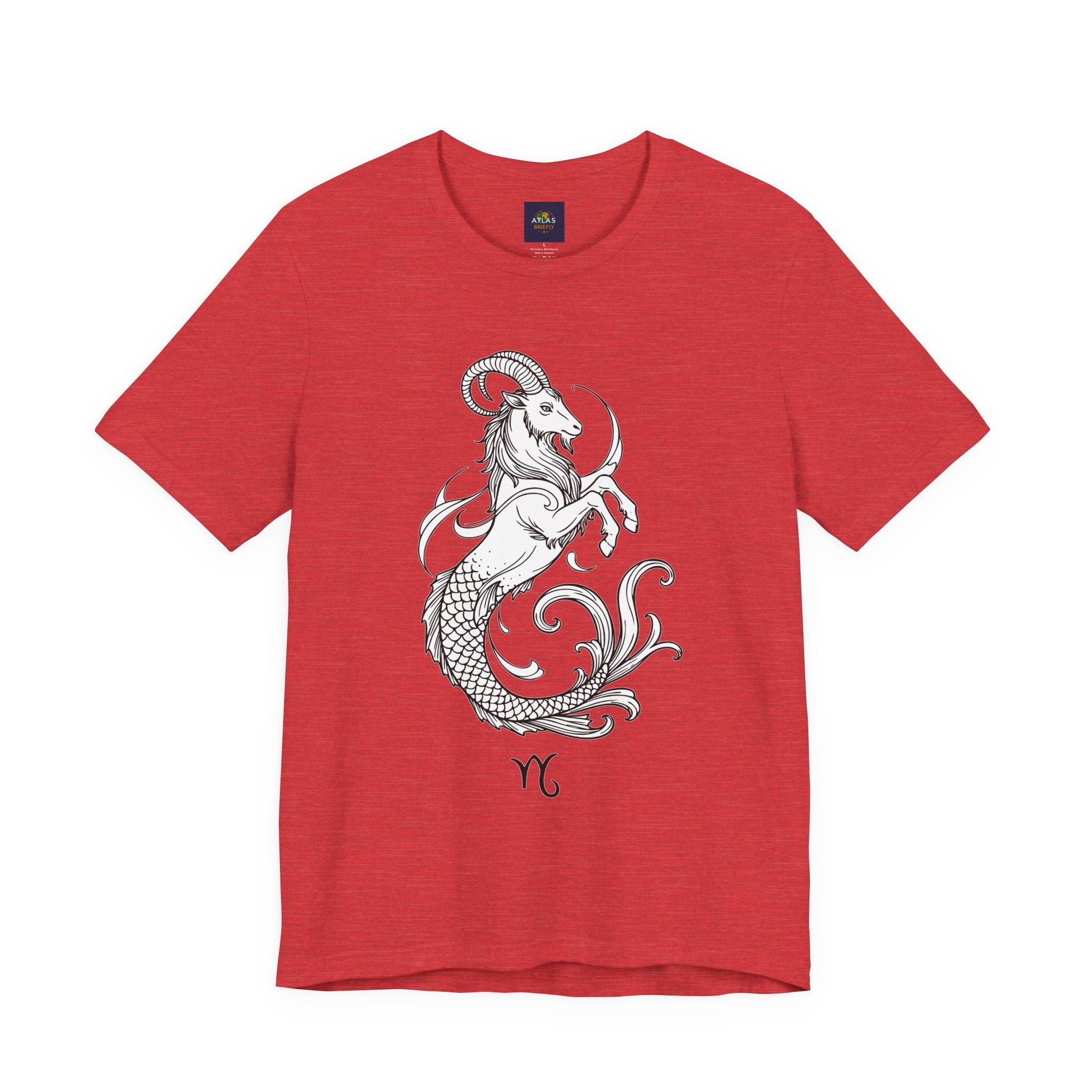 Capricorn Zodiac Tee - Unisex Minimalist Horoscope Shirt in Black and White