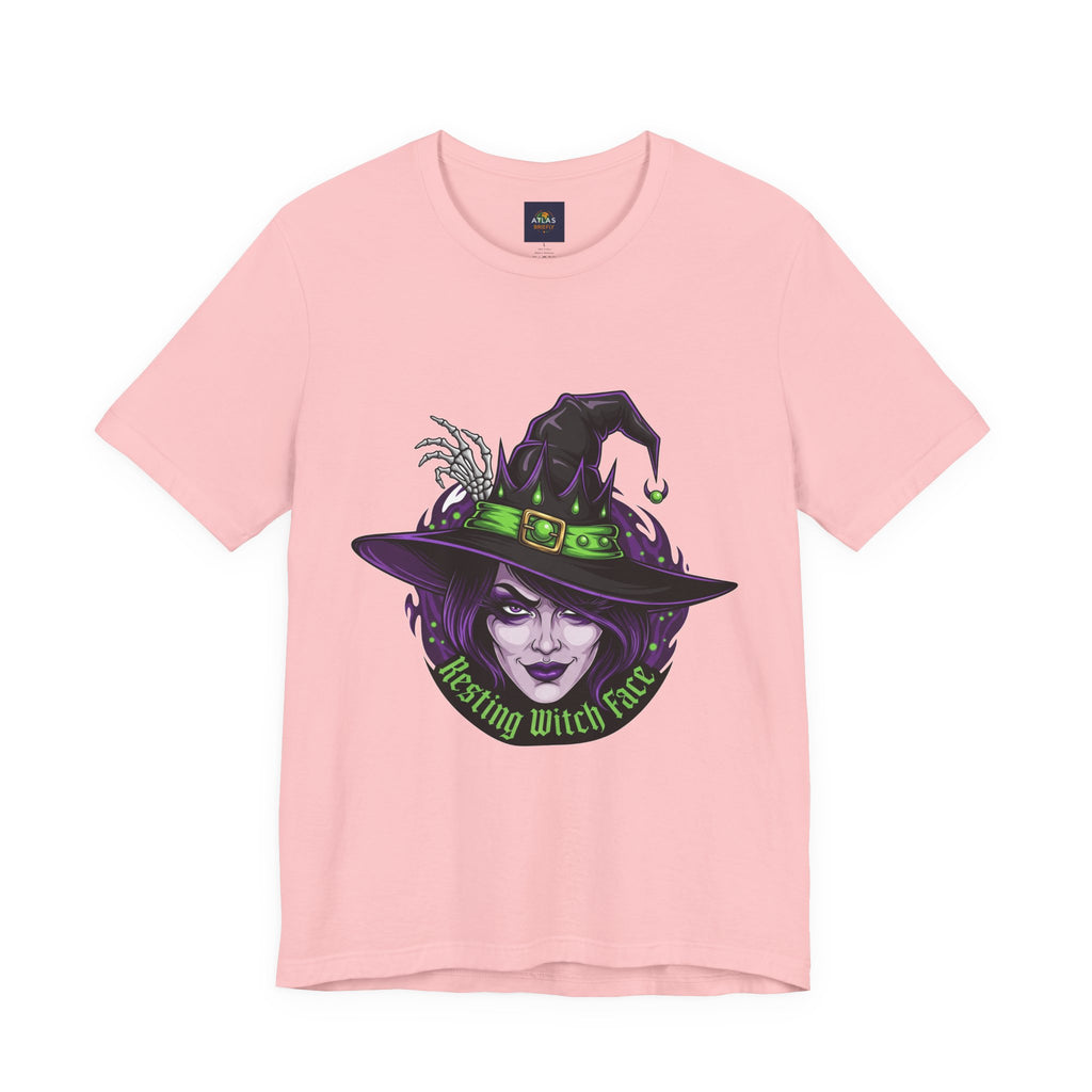 Resting Witch Face Halloween T-Shirt - Funny Witch Tee for Women & Men | Halloween Graphic Shirt - Atlas Briefly