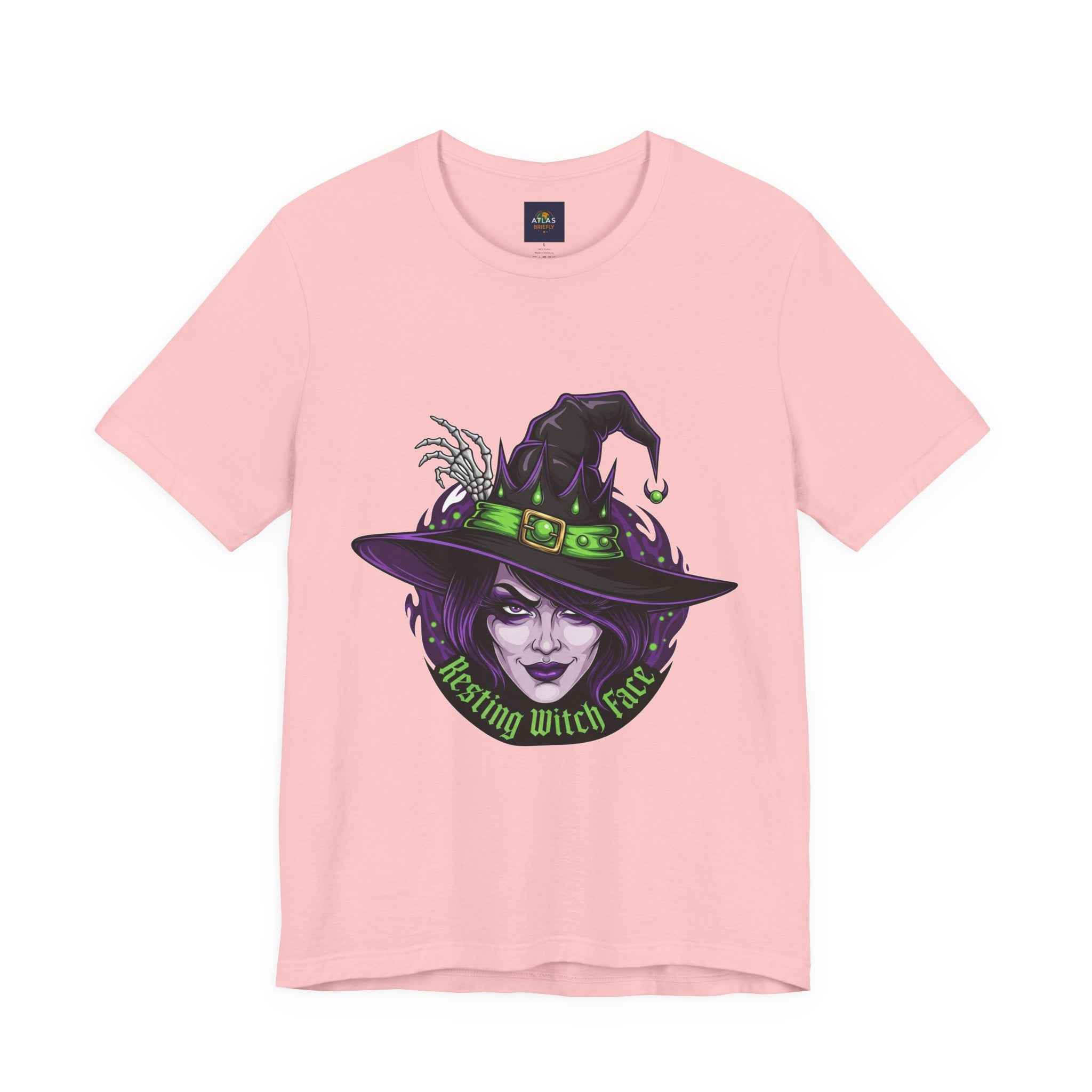 Resting Witch Face T-Shirt - Funny Halloween Witch Tee - Atlas Briefly