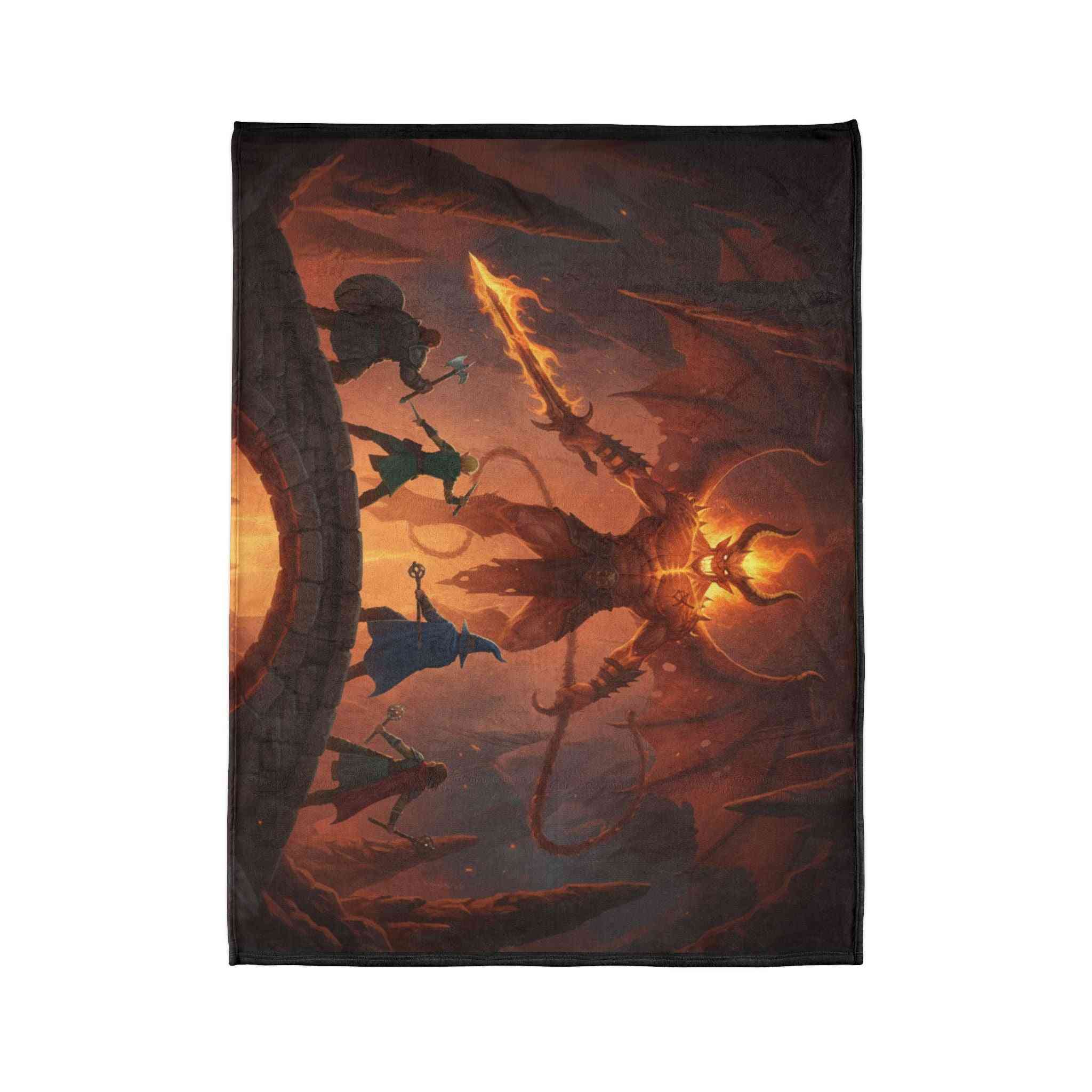 maybe we'll all roll 20s... - Fleece Throw