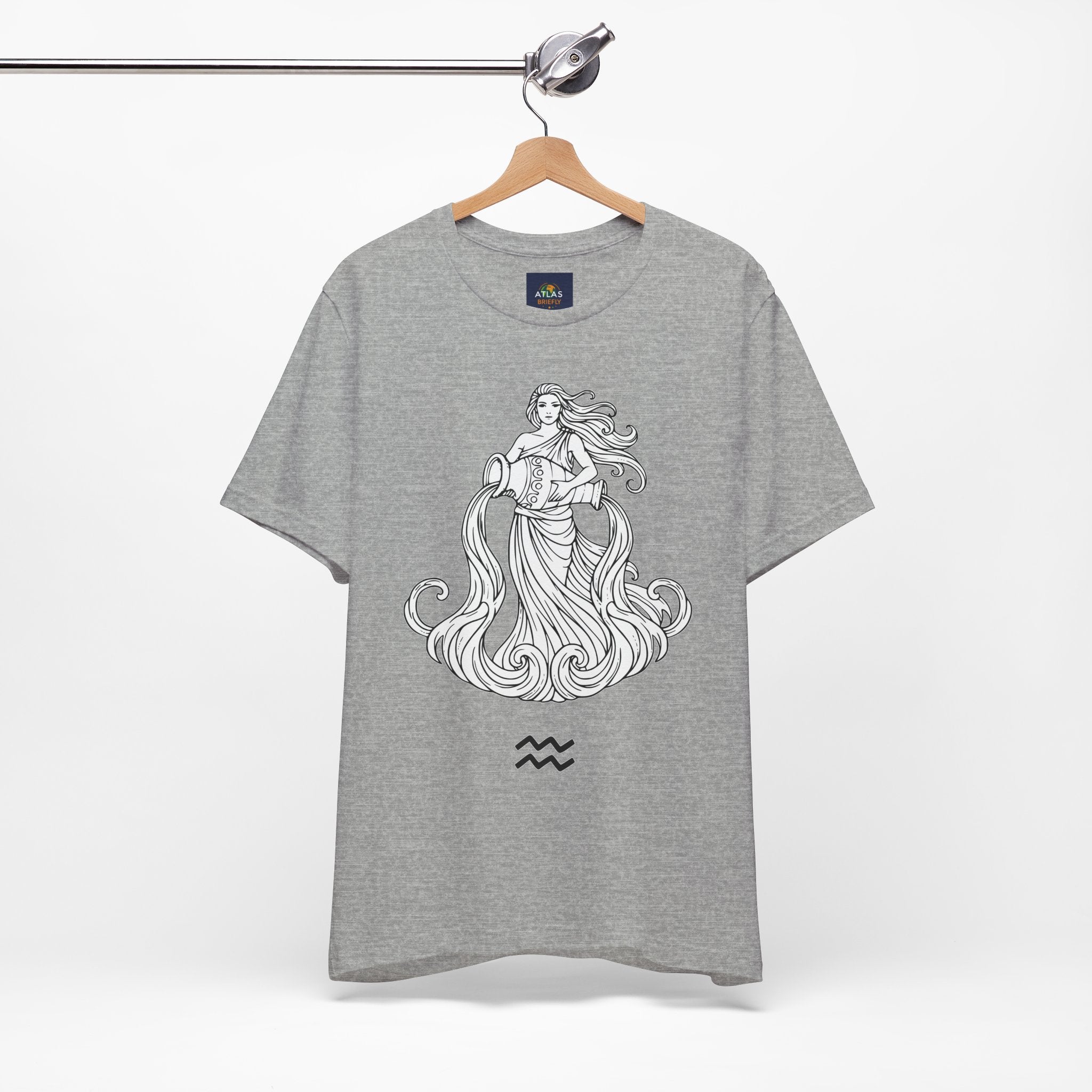 Aquarius Zodiac Tee - Unisex Astrology T-Shirt for Trendy Style