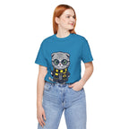 Hufflepurr Harry Potter T-Shirt - Funny Wizarding World Tee | Cute Potter Cat Gift - Atlas Briefly