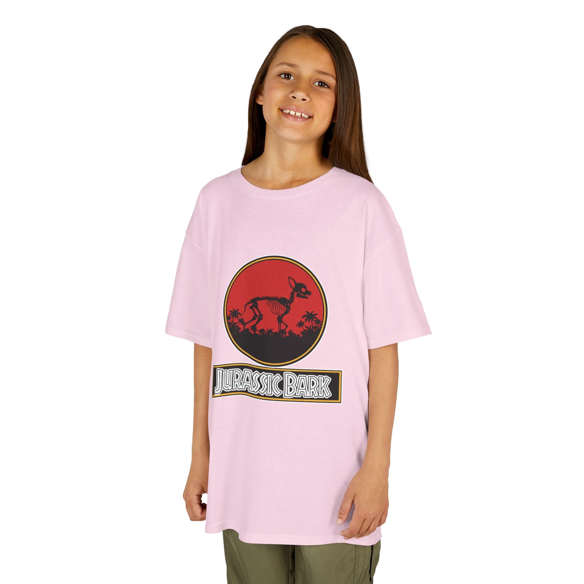 Kids Chihuahua Jurassic Bark T-Shirt - Fun Dog & Dinosaur Tee for Young Pet Lovers