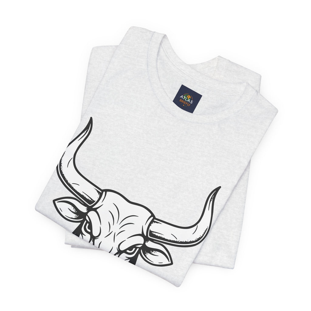 Taurus Zodiac T-Shirt - Minimalist Black and White Unisex T-Shirt
