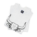 Taurus Zodiac T-Shirt - Minimalist Black and White Unisex T-Shirt