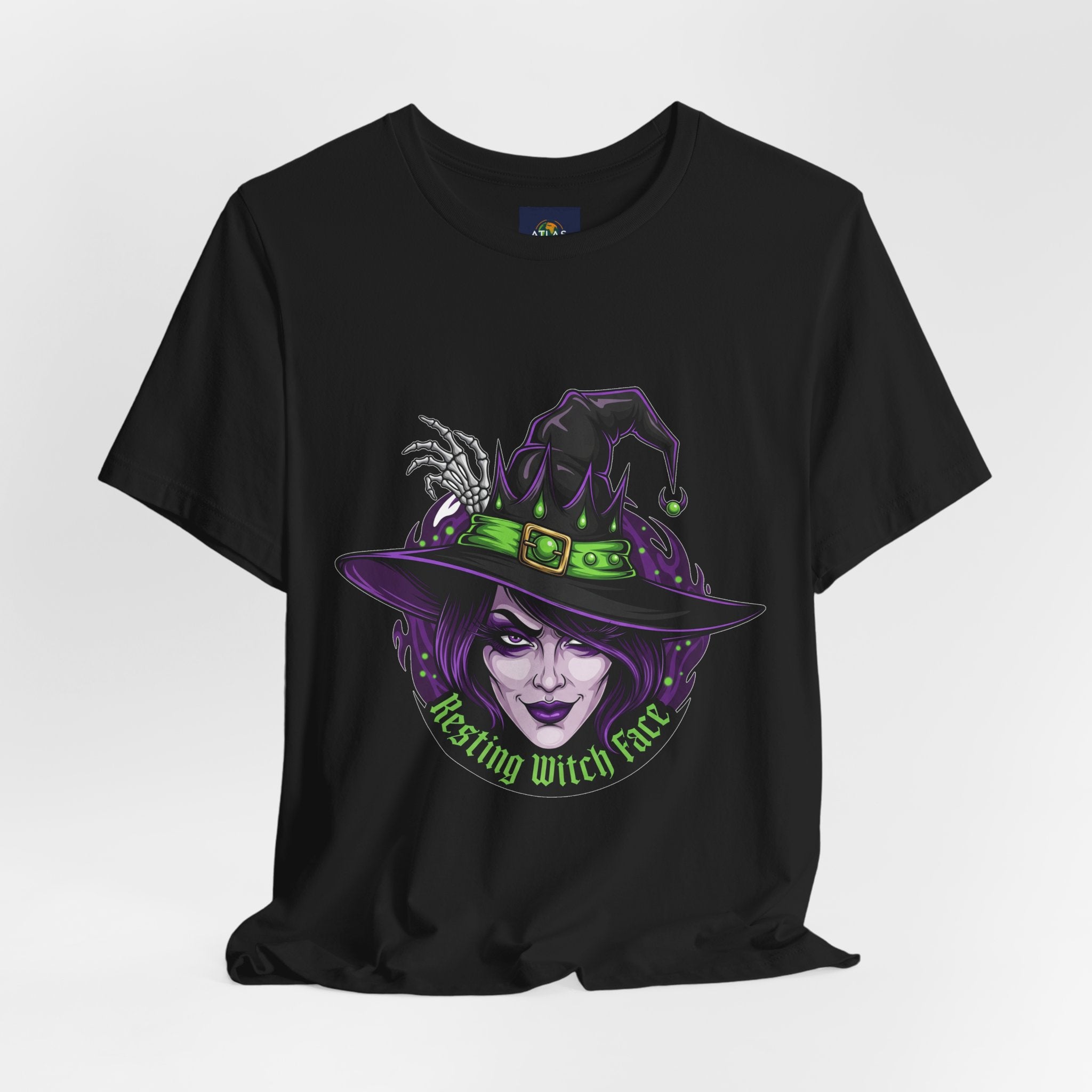Resting Witch Face T-Shirt - Funny Halloween Witch Tee - Atlas Briefly