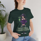 Sexy Witch Halloween T-Shirt - Flirty Witch Costume Tee | Trick or Treat Halloween Shirt - Atlas Briefly