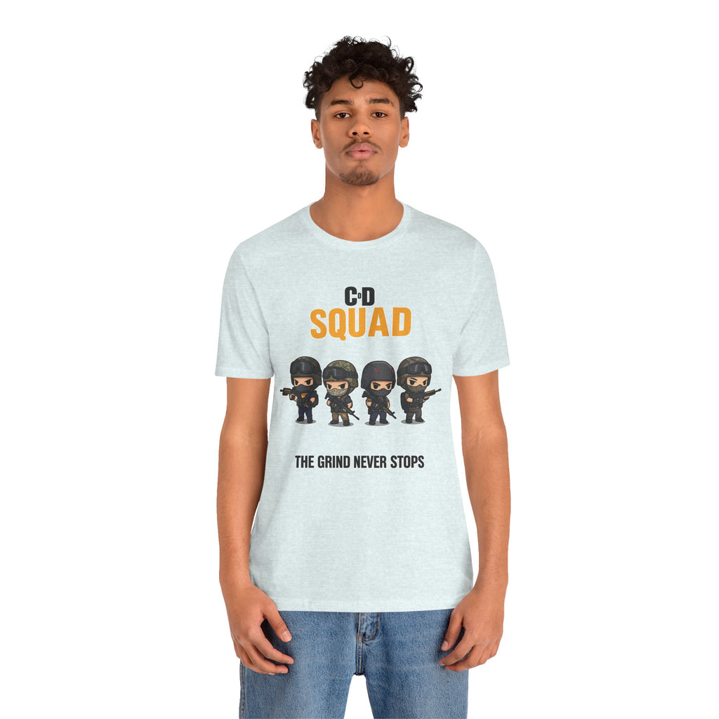CoD Squad Tee for Gamers: The Grind Never Stops