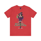 Sexy Witch Halloween T-Shirt - Flirty Witch Costume Tee | Trick or Treat Halloween Shirt - Atlas Briefly