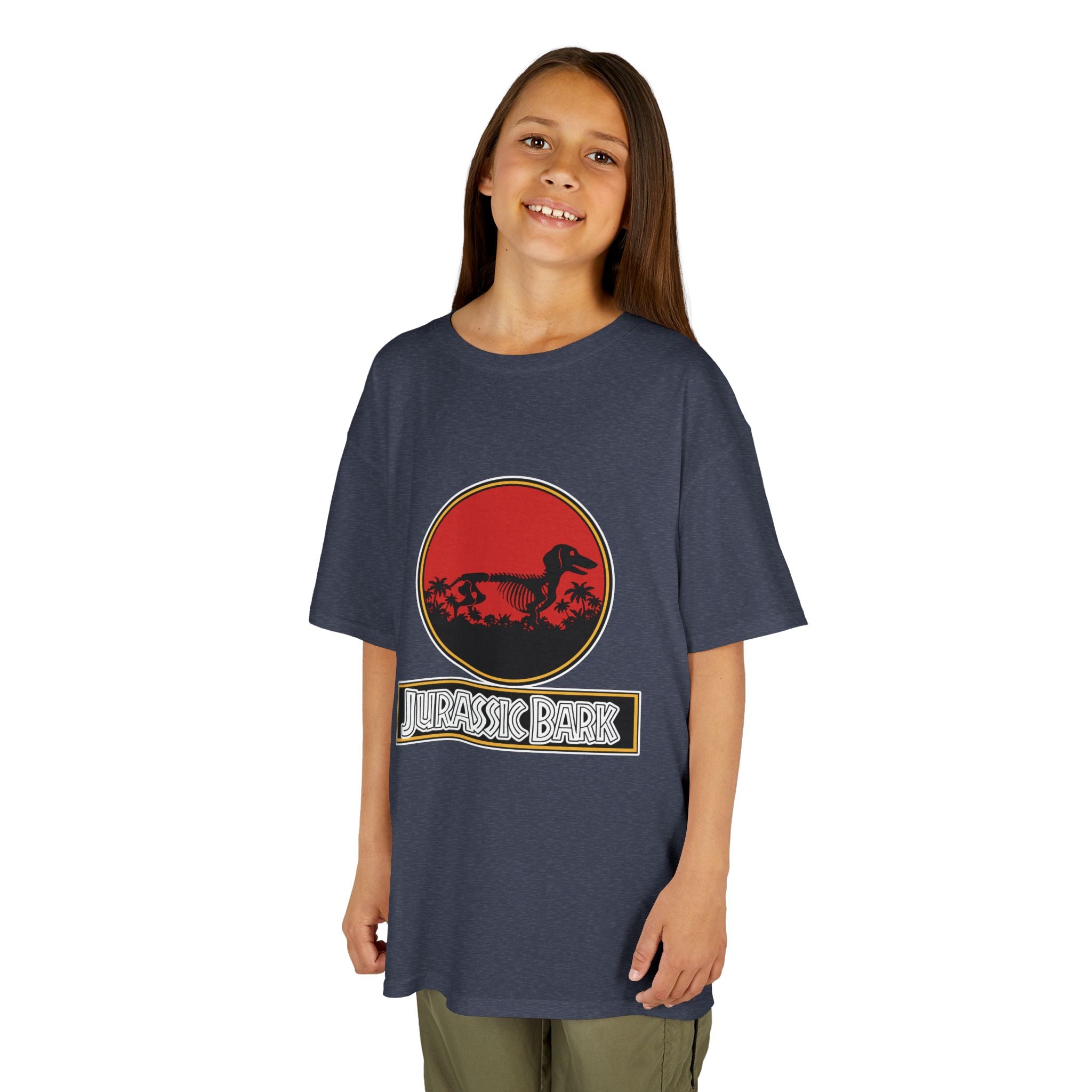 Kids Dachshund T-Shirt - Jurassic Bark Wiener Dog Tee