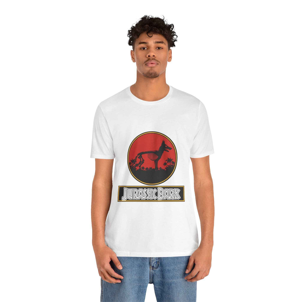 German Shepherd T-Shirt - Jurassic Bark Design | Unique Dog Lover Gift & Worldwide Shipping - Atlas Briefly