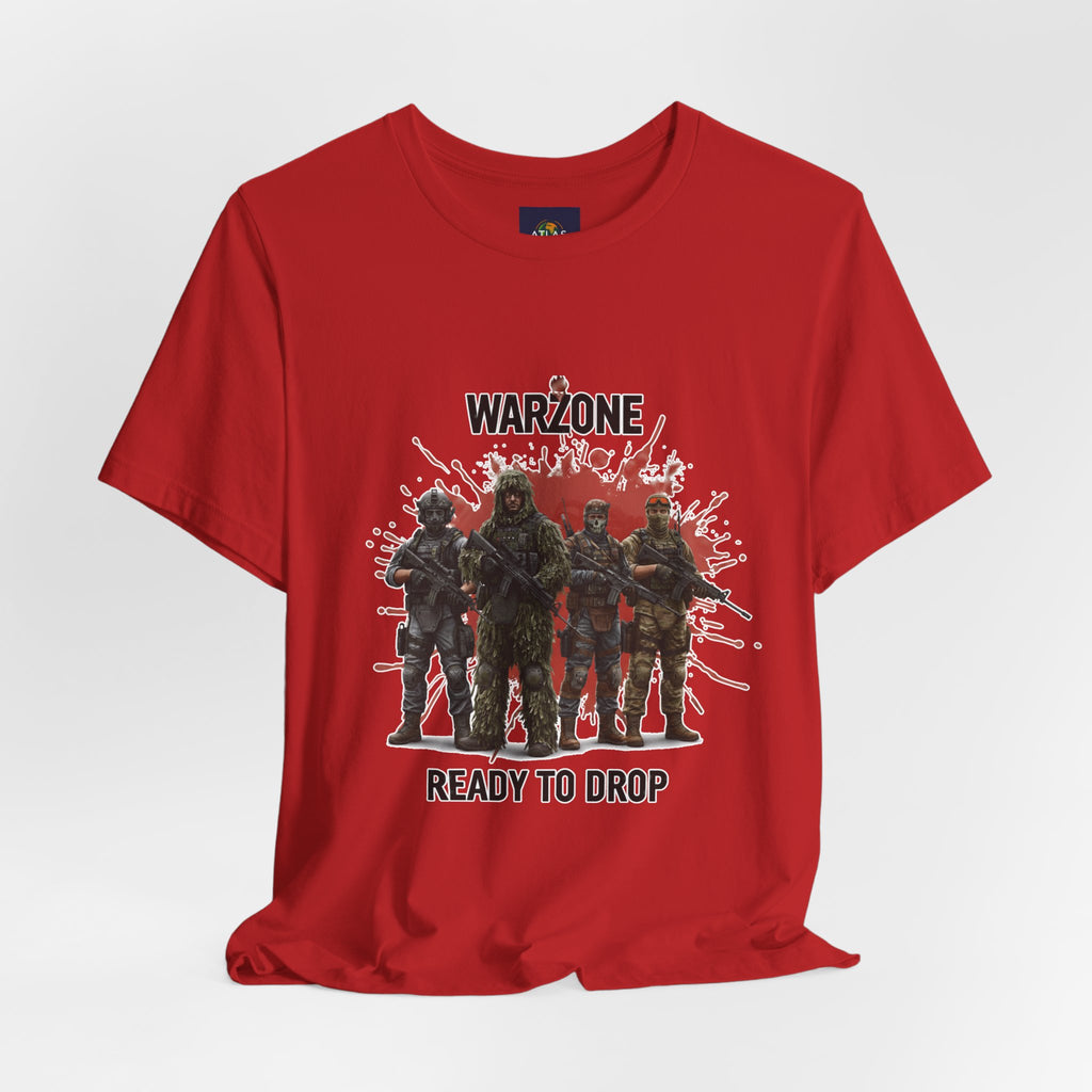 Warzone Drop T-shirt for Squad's Fashion Sense and Diverse K/D Ratio