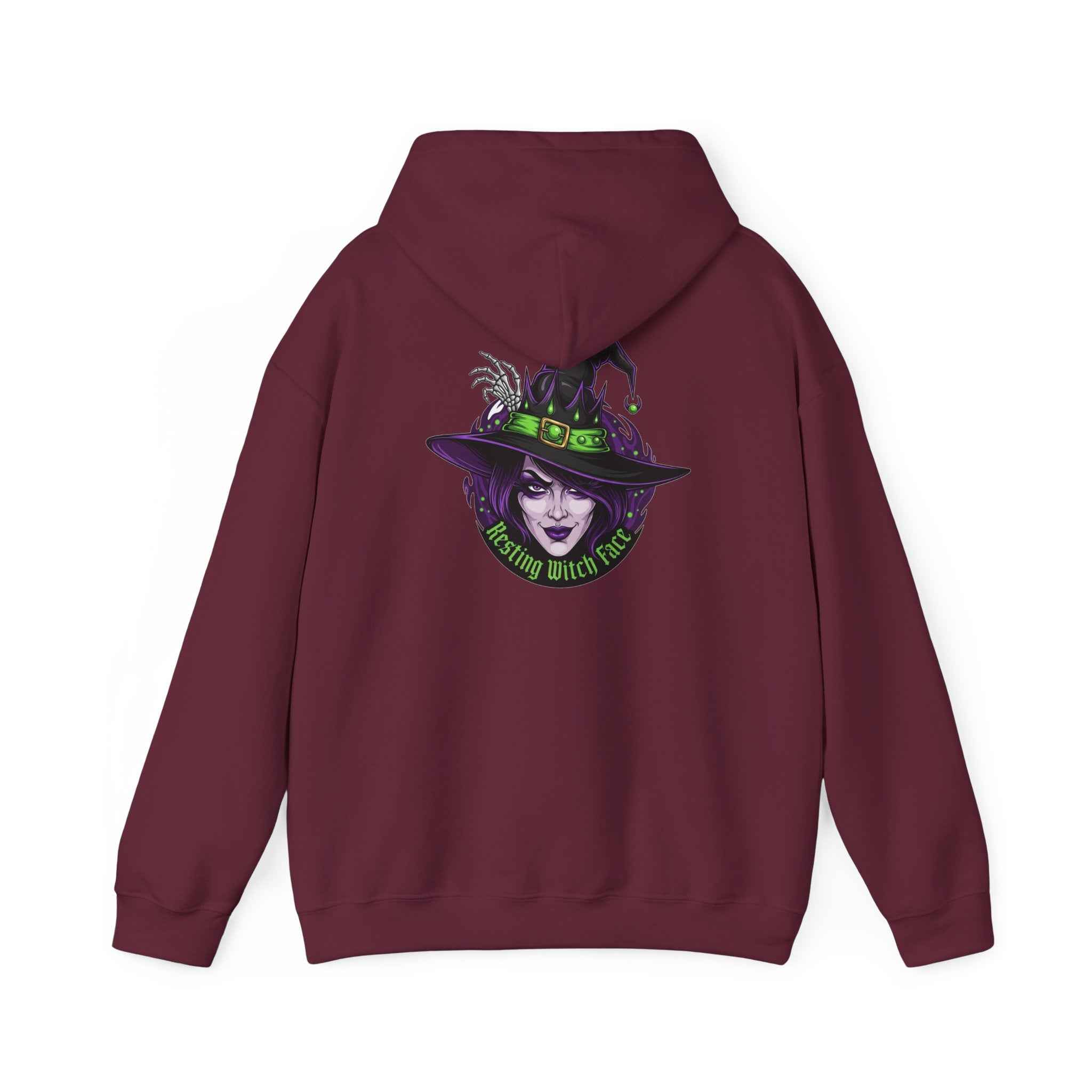 Resting Witch Face Hoodie - Funny Halloween Gift for Witches - Atlas Briefly
