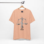 Libra Zodiac Tee - Stylish Unisex Minimalist Black and White Design