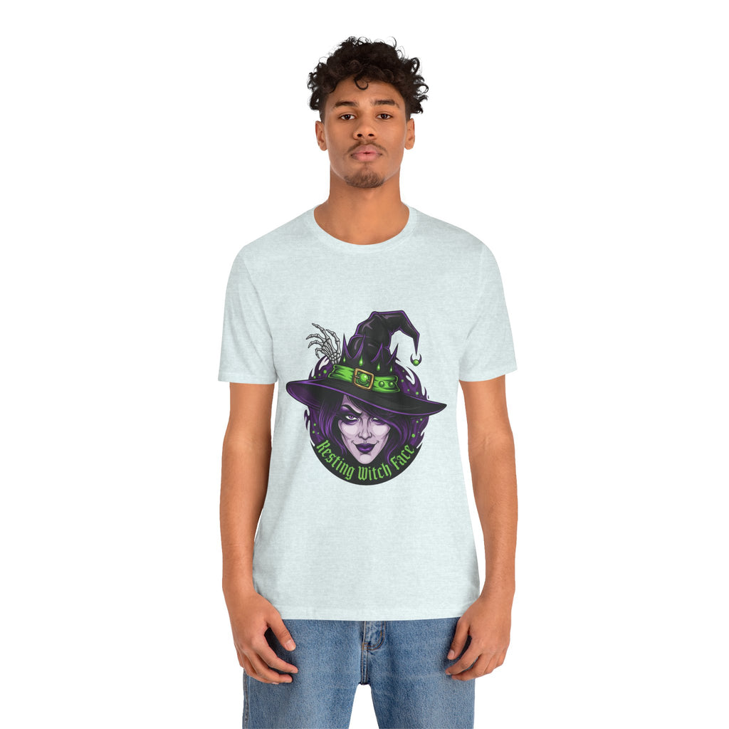 Resting Witch Face Halloween T-Shirt - Funny Witch Tee for Women & Men | Halloween Graphic Shirt - Atlas Briefly