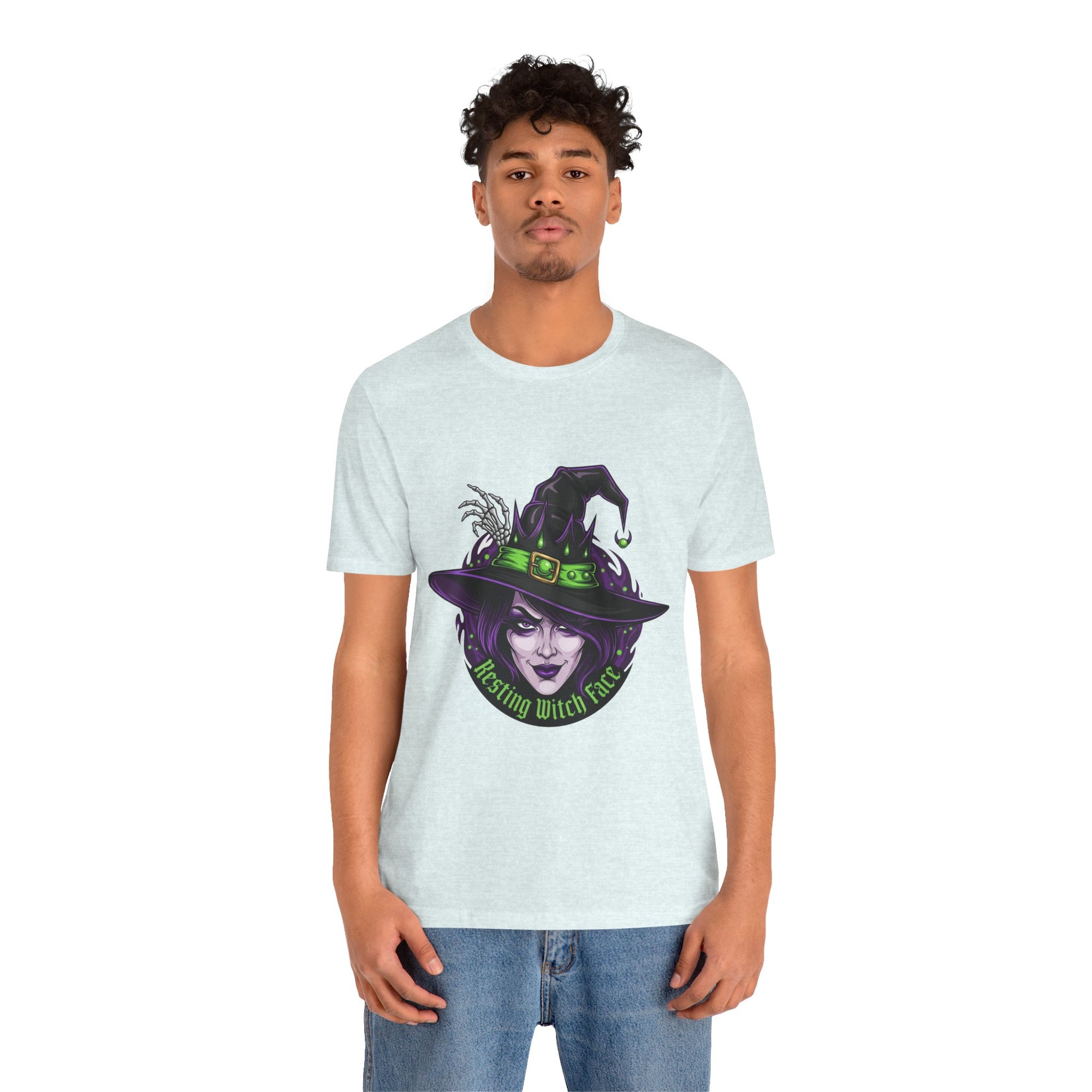 Resting Witch Face Halloween T-Shirt - Funny Witch Tee for Women & Men | Halloween Graphic Shirt - Atlas Briefly