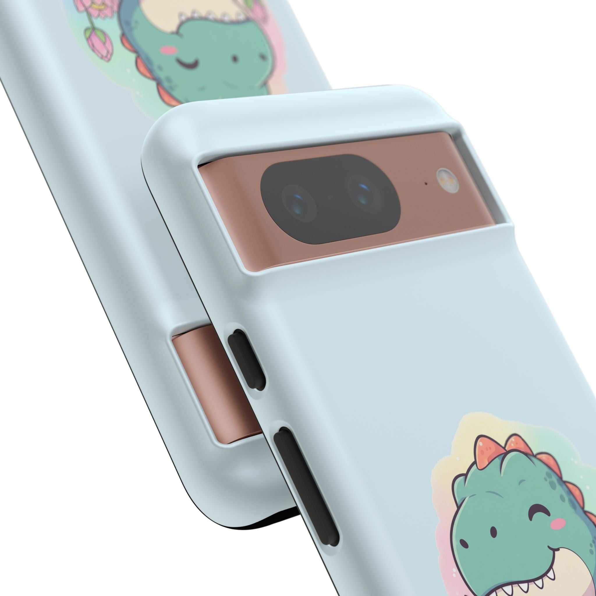 NamasTe-Rex Meditating Dinosaur Phone Case - Funny Yoga T-Rex Mobile Cover | Zen Tech Gift - Atlas Briefly
