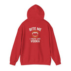 Vodka Vampire Hoodie - Bite Me I taste like Vodka