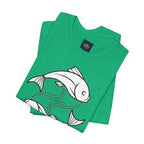 Pisces Zodiac T-shirt - Minimalist Black and White Unisex Tee