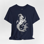Capricorn Zodiac Tee - Unisex Minimalist Horoscope Shirt in Black and White