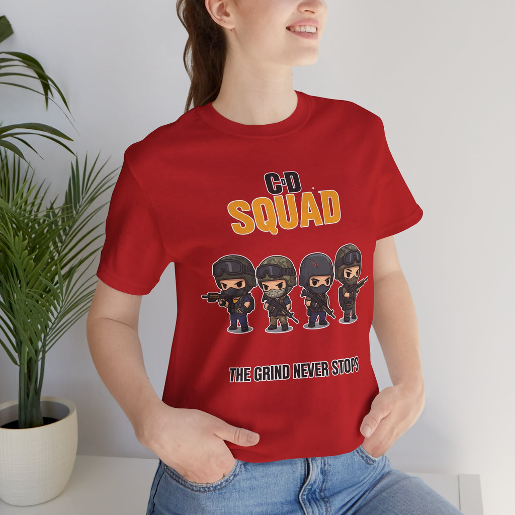 CoD Squad Tee for Gamers: The Grind Never Stops