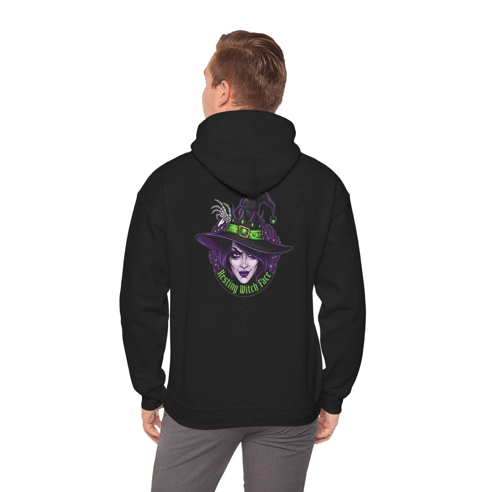 Resting Witch Face Hoodie - Funny Halloween Gift for Witches - Atlas Briefly
