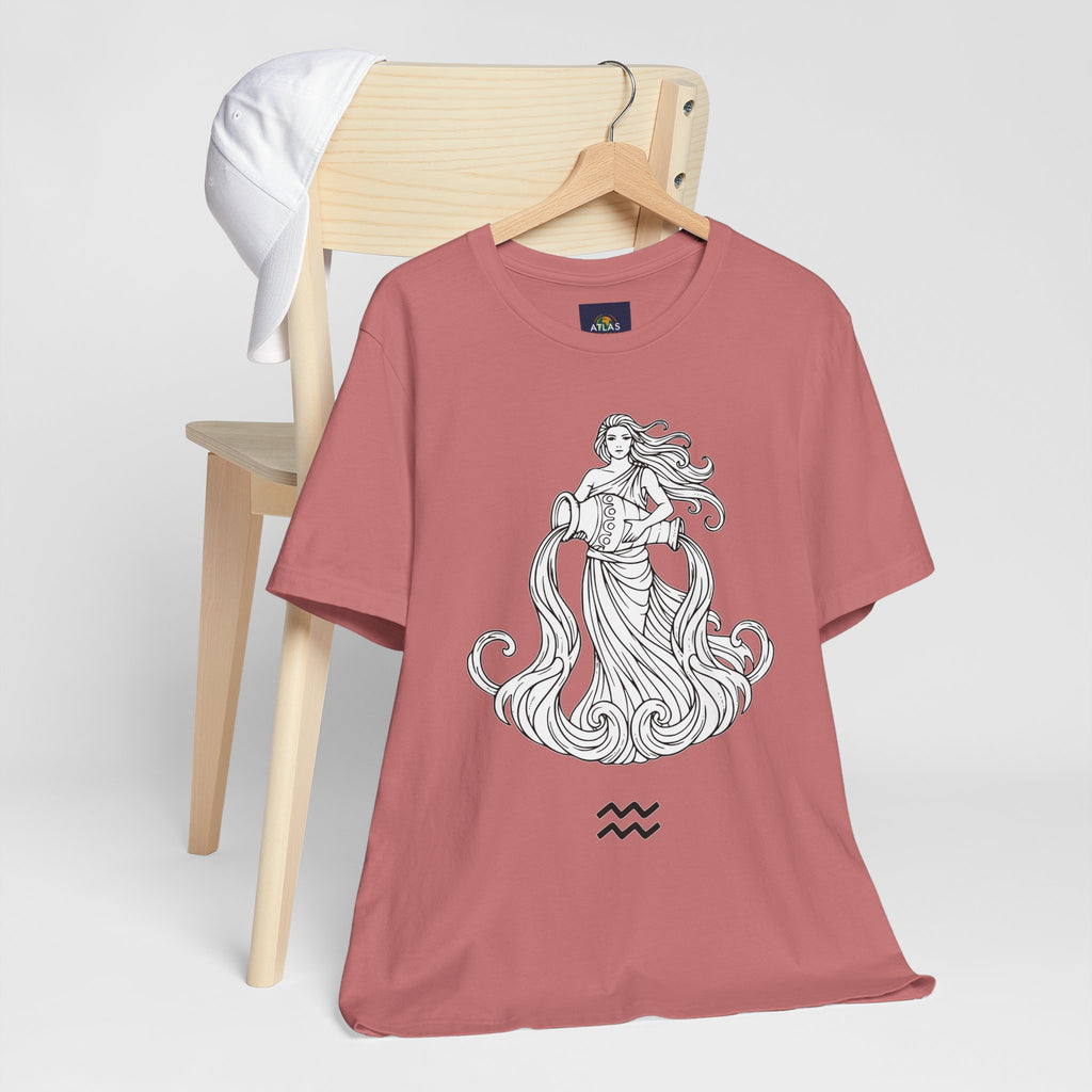Aquarius Zodiac Tee - Unisex Astrology T-Shirt for Trendy Style