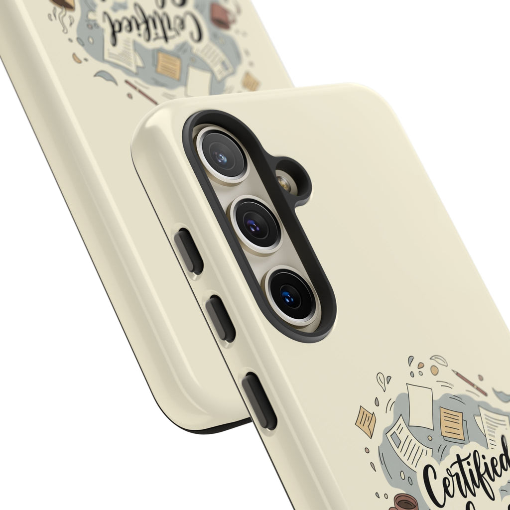 Certified Chaos Coordinator Phone Case - Funny Mom Teacher Mobile Cover | Organized Chaos Gift - Atlas Briefly