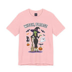 Witch Please Halloween T-Shirt - Sassy Witch Tee with Pumpkin Design | Funny Halloween Shirt - Atlas Briefly