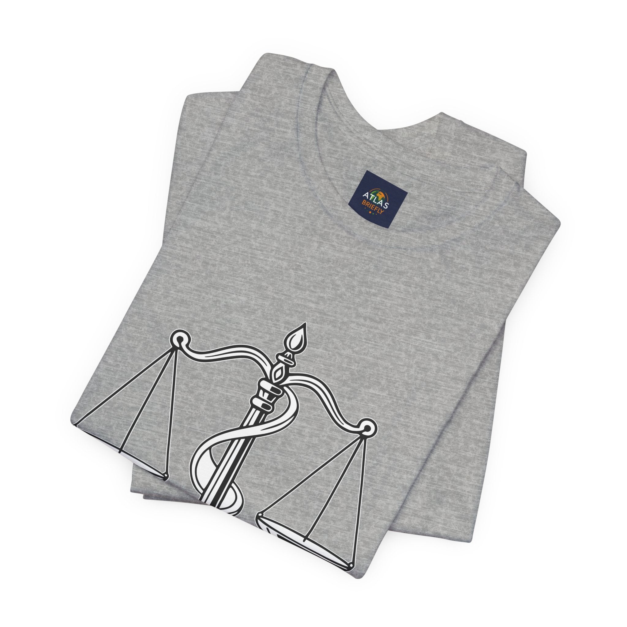 Libra Zodiac Tee - Stylish Unisex Minimalist Black and White Design