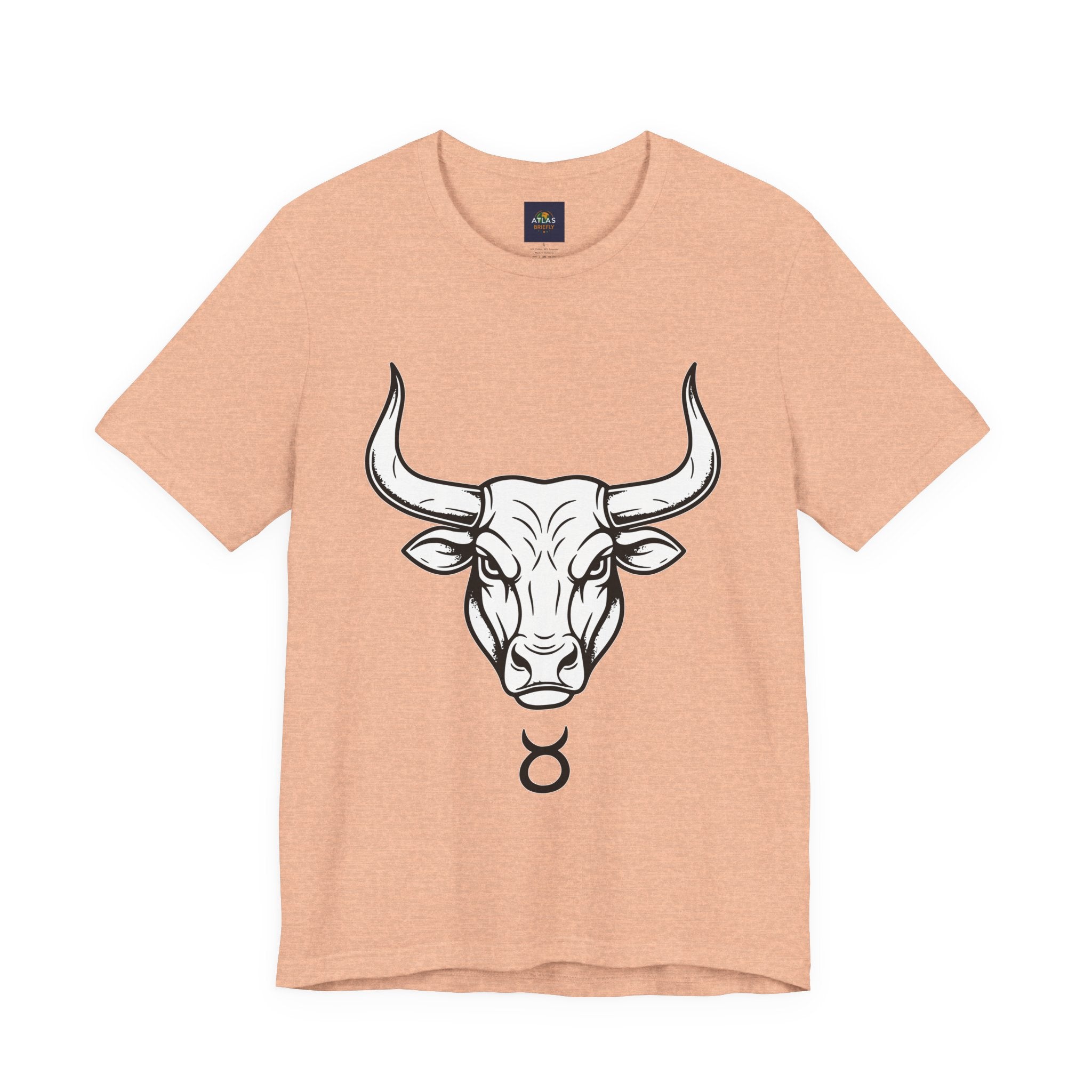 Taurus Zodiac T-Shirt - Minimalist Black and White Unisex T-Shirt