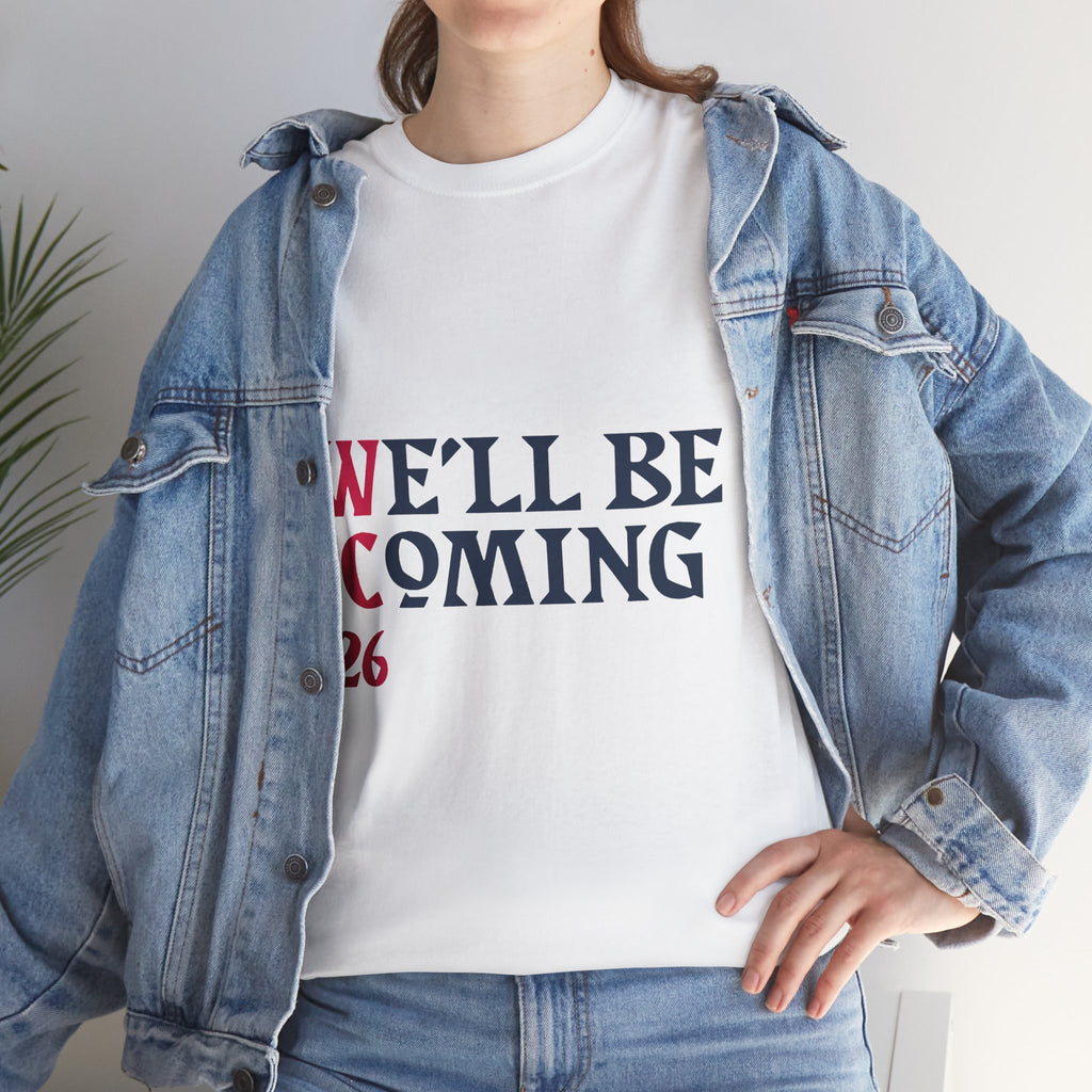 "We'll Be Coming '26" Scotland World Cup T-Shirt | Premium Tartan Army Fan Gear