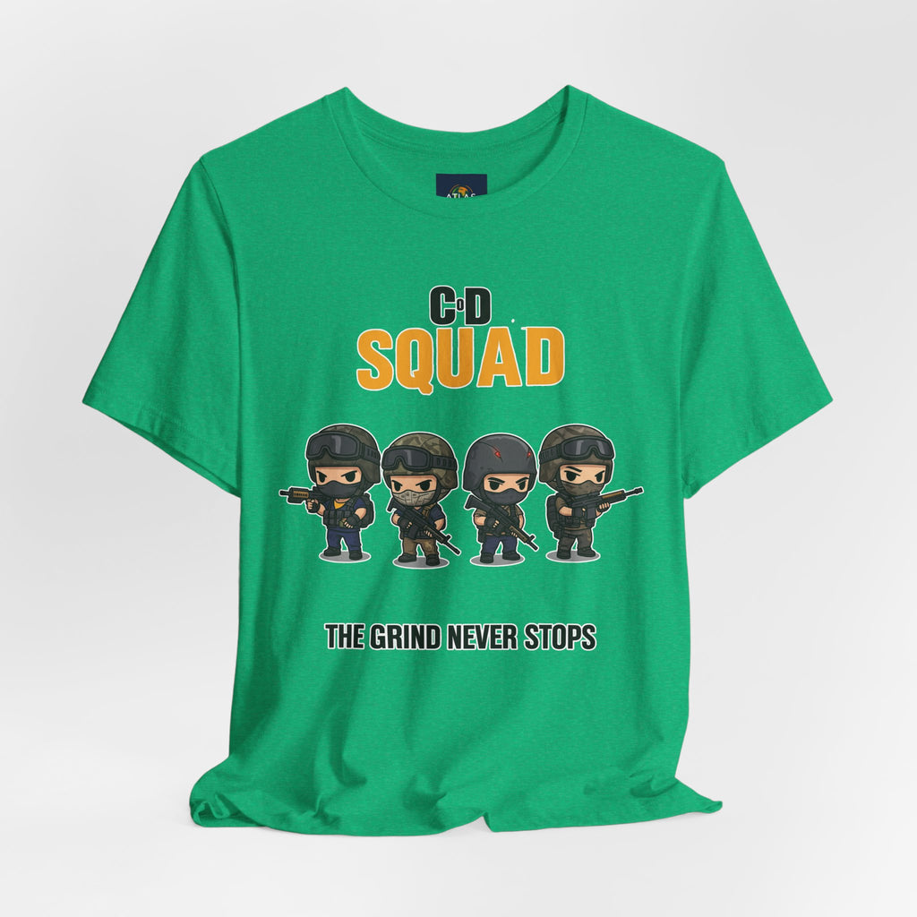 CoD Squad Tee for Gamers: The Grind Never Stops