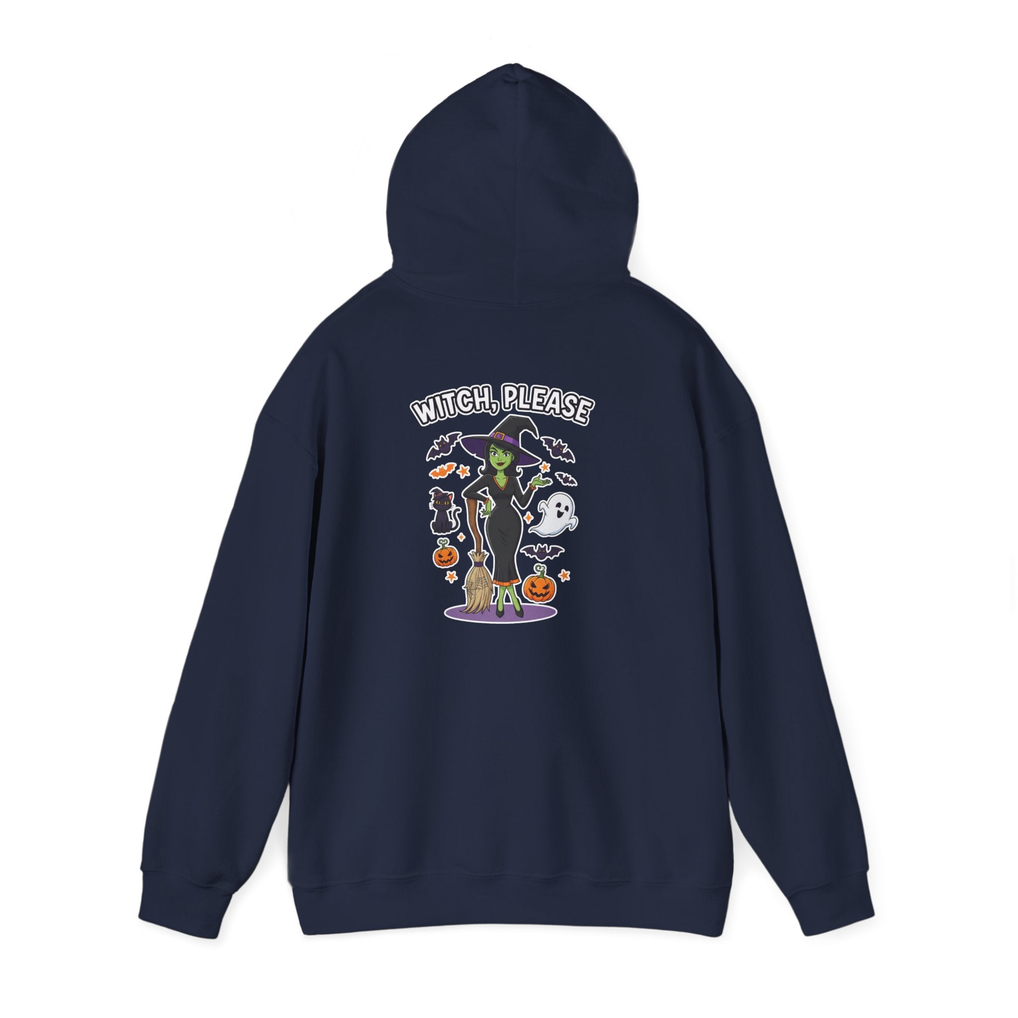 Witch Please Halloween Hoodie - Sassy Witch Sweatshirt for Spooky Season - Atlas Briefly