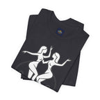 Gemini Zodiac Tee - Minimalistic Black and White Unisex Design