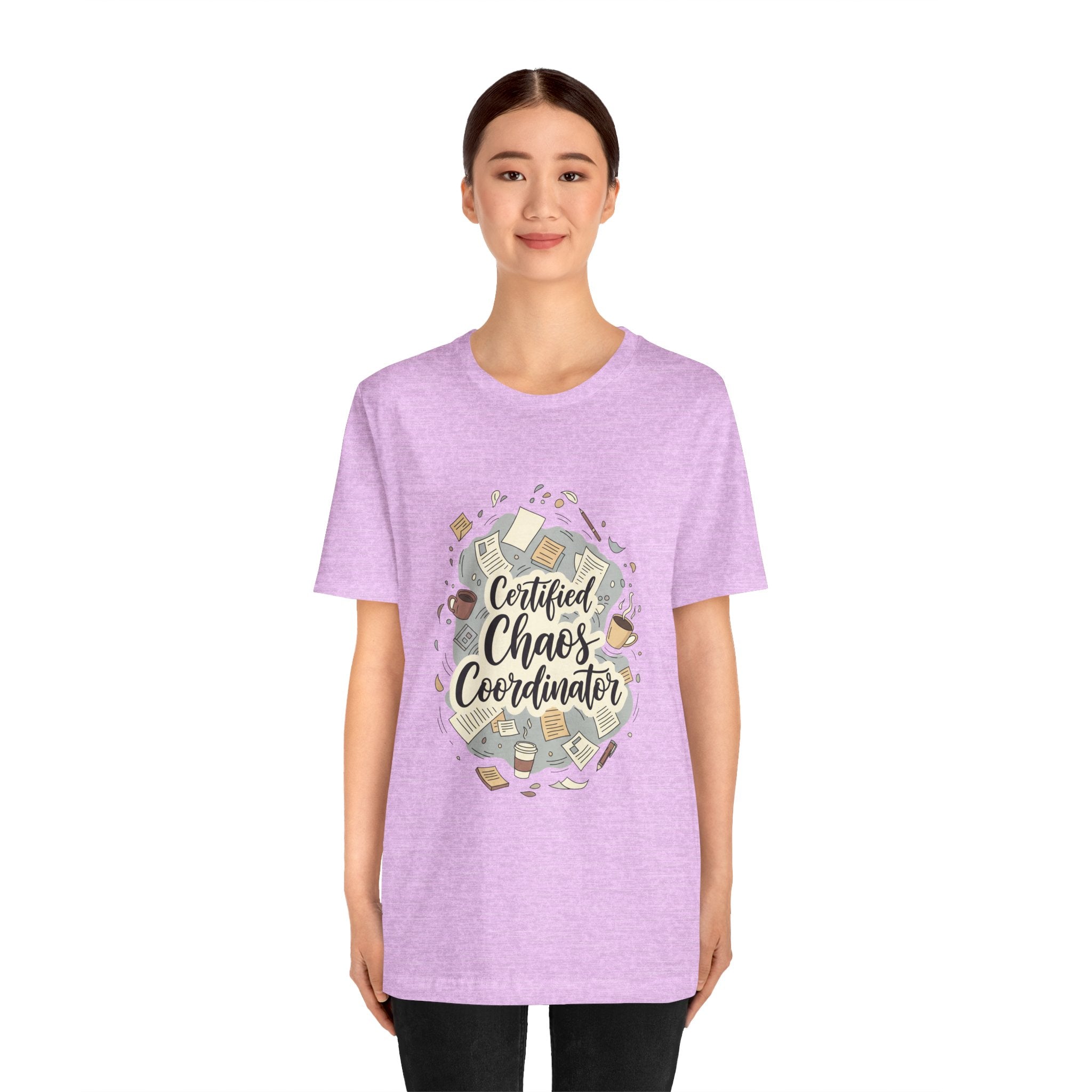 Certified Chaos Coordinator T-Shirt - Funny Mom Teacher Gift | Organized Chaos Tee - Atlas Briefly