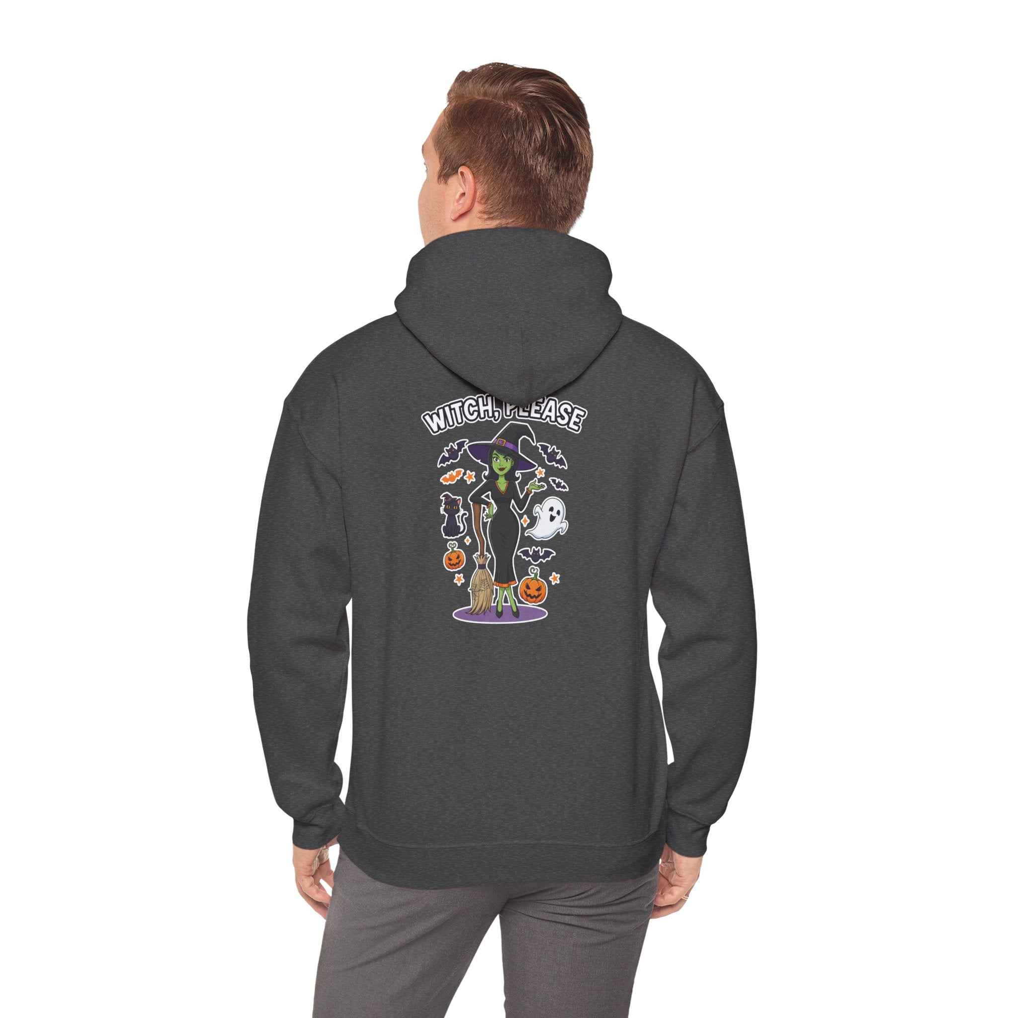 Witch Please Halloween Hoodie - Sassy Witch Sweatshirt for Spooky Season - Atlas Briefly