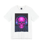 Neon Skull Synthwave Tee - Atlas Briefly