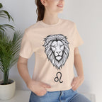 Leo Zodiac T-shirt- Black & White Leo unisex Shirt