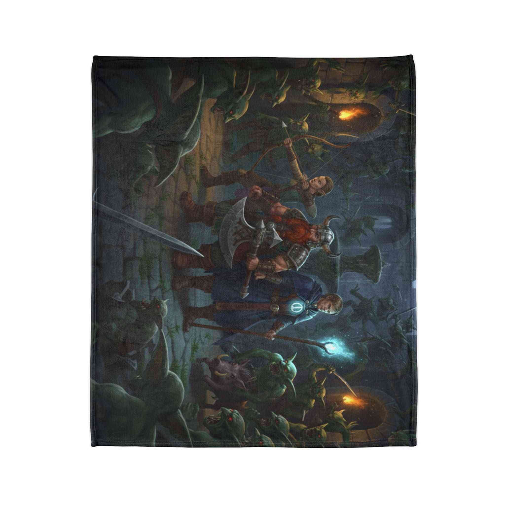 Surrounded in the Dungeon - Fleece Throw