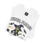 Witch Please Halloween T-Shirt - Sassy Witch Tee with Pumpkin Design | Funny Halloween Shirt - Atlas Briefly