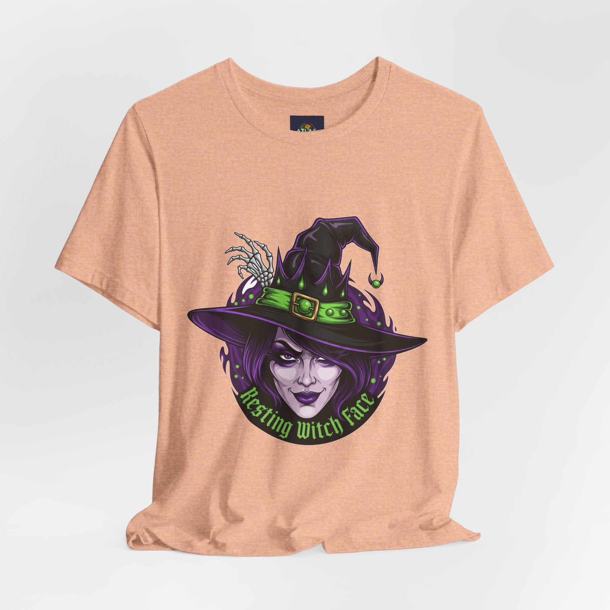 Resting Witch Face Halloween T-Shirt - Funny Witch Tee for Women & Men | Halloween Graphic Shirt - Atlas Briefly
