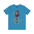 Sexy Witch Halloween T-Shirt - Flirty Witch Costume Tee | Trick or Treat Halloween Shirt - Atlas Briefly