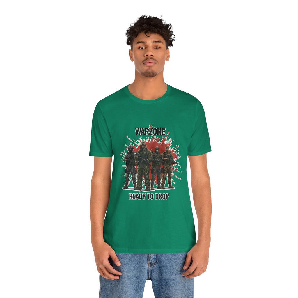 Warzone Drop T-shirt for Squad's Fashion Sense and Diverse K/D Ratio
